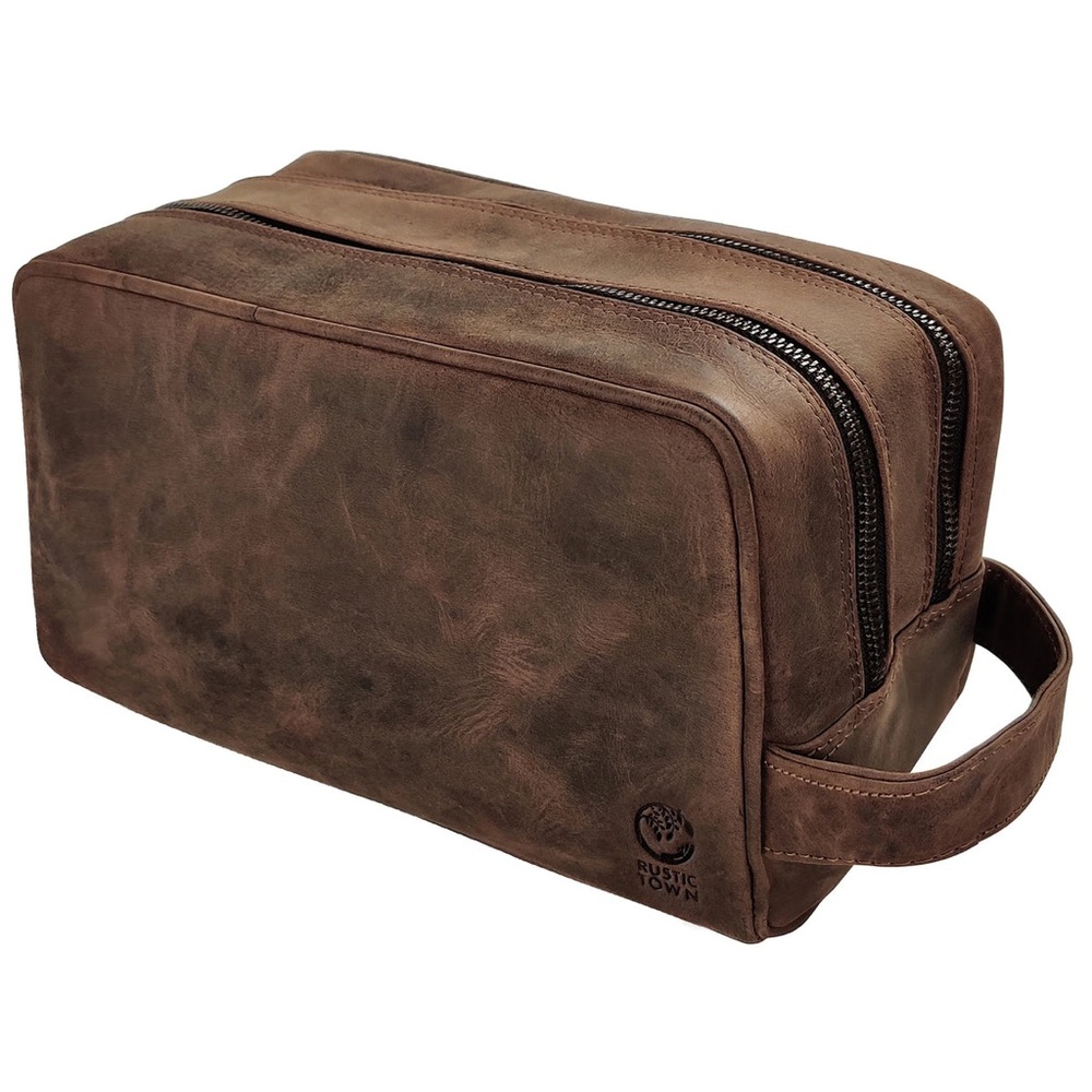 Men’s Leather Toiletry Bag 👝